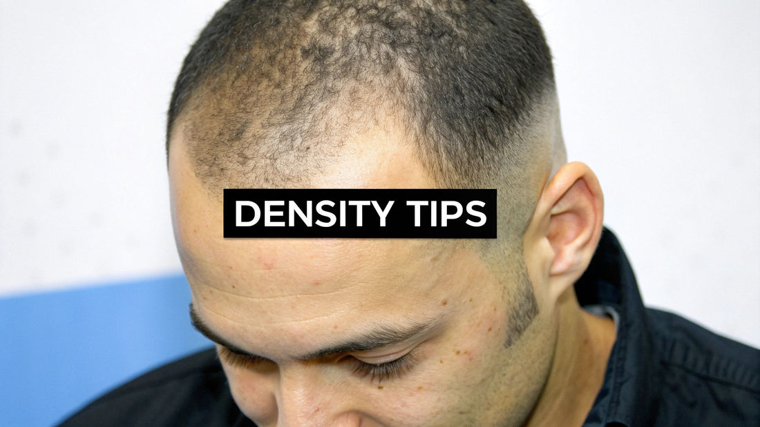 Scalp Micropigmentation with a Hair Transplant: Density Tips