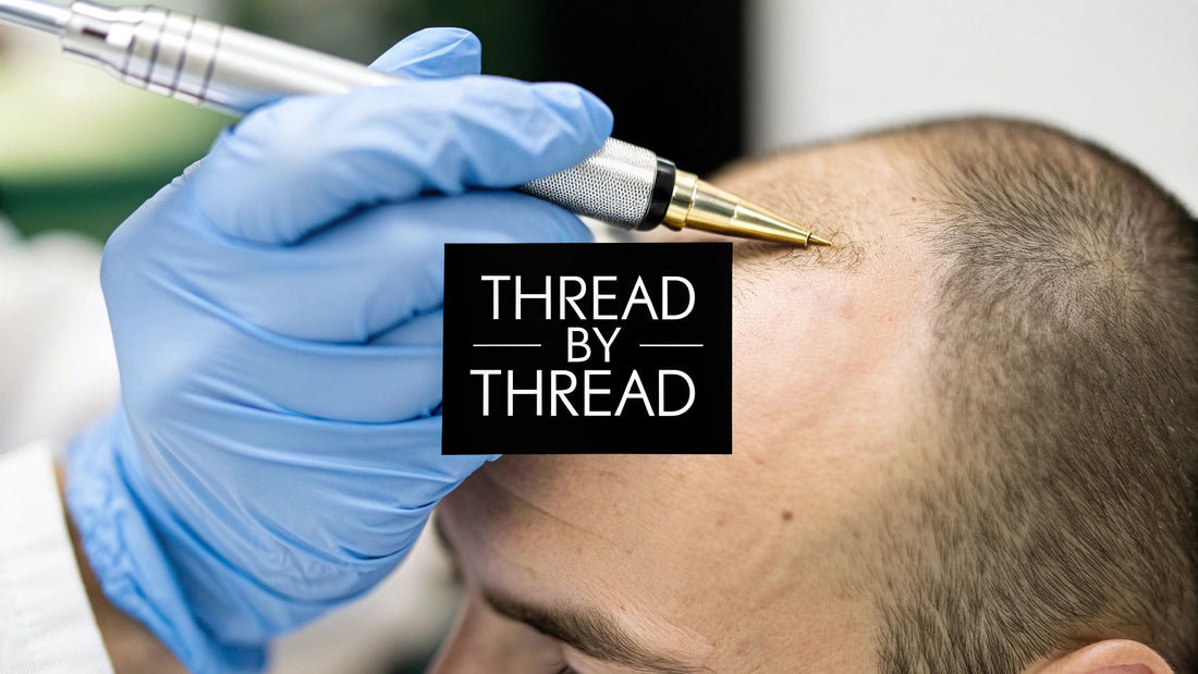 The Best Guide: the new thread by thread hair tattoo only at my transformation