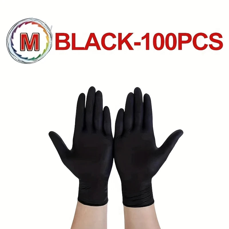 Black Disposable Nitrile Gloves