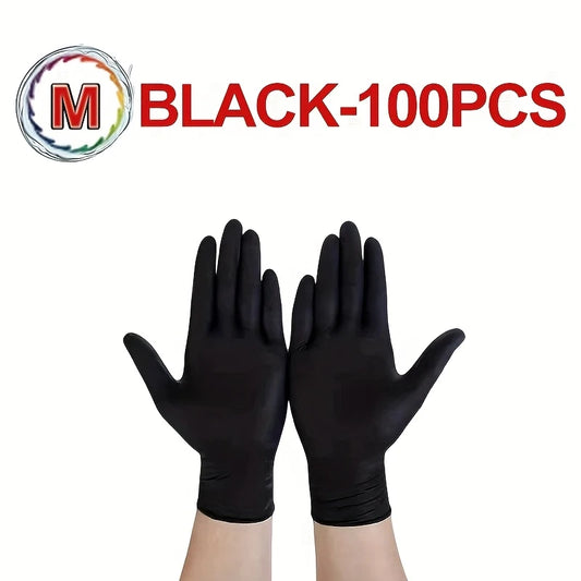 Black Disposable Nitrile Gloves