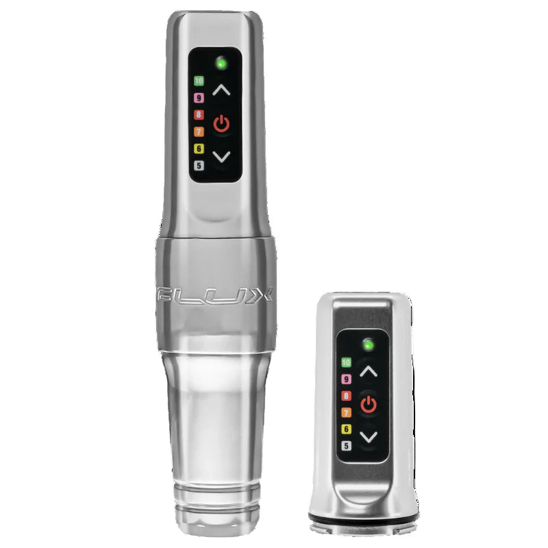 Flux Mini 2.5mm Wireless Machine With Extra Battery - Silver